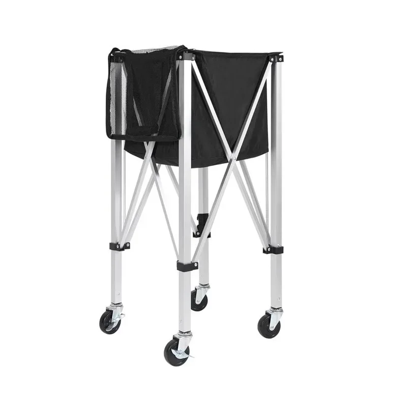 

Portable folding aluminum alloy volleyball cart, football, basketball, mobile, ball basket, tennis cart