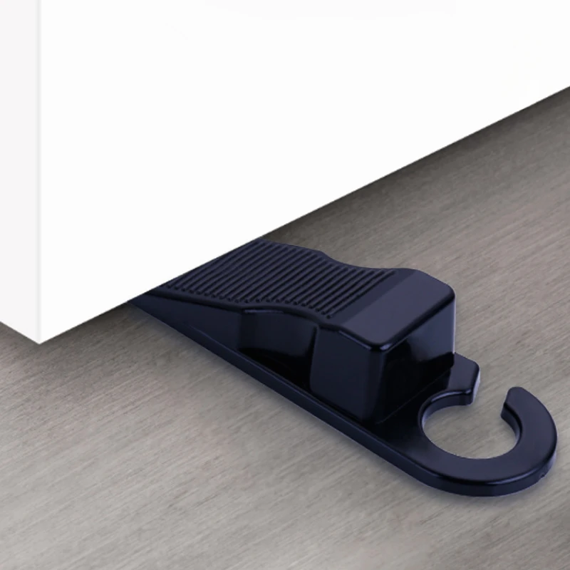 

PVC Door Stop Windproof Rubber Plug Practical Safety Door Card Hole-free Soft Plastic Mobile Door Plug Wholesale