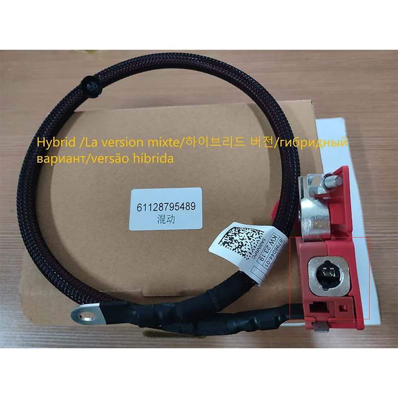 61128795489 Positive Battery Fuse Cable for BMW X7 AWD G07 Diesel Mild Hybrid or Normal Petrol SUV 2019-2022 12V 61128796040