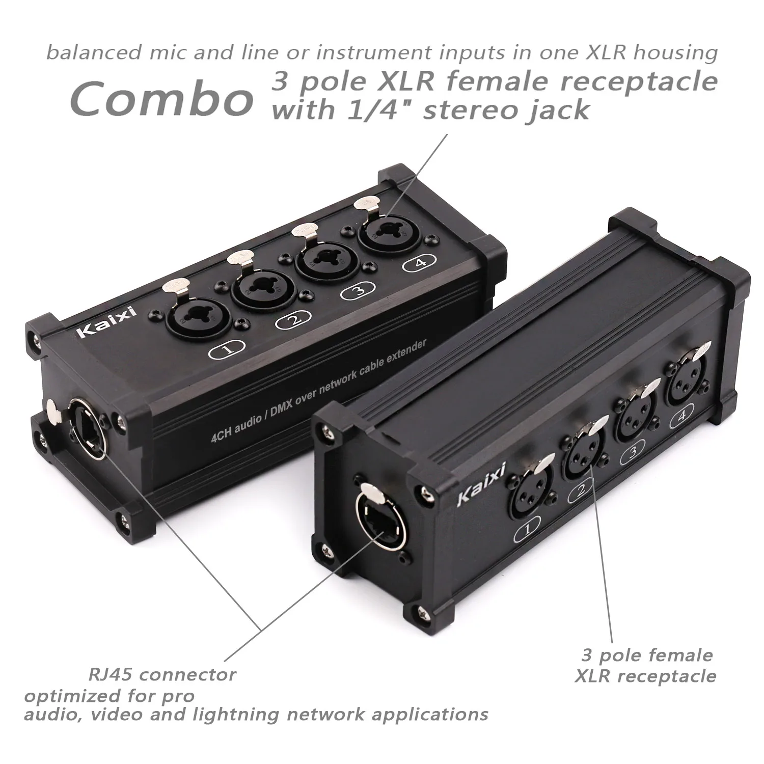 무대 사운드 조명 및 녹음 스튜디오용 멀티 네트워크 XLR 케이블, 암수 RJ45 이더콘 NE8F-4M, 4 채널 3 핀