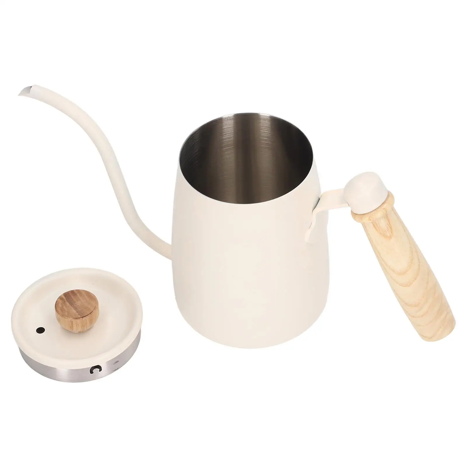 

Ergonomic Goose Neck Pour Over Coffee Kettle Stainless Steel Design for home Brewing