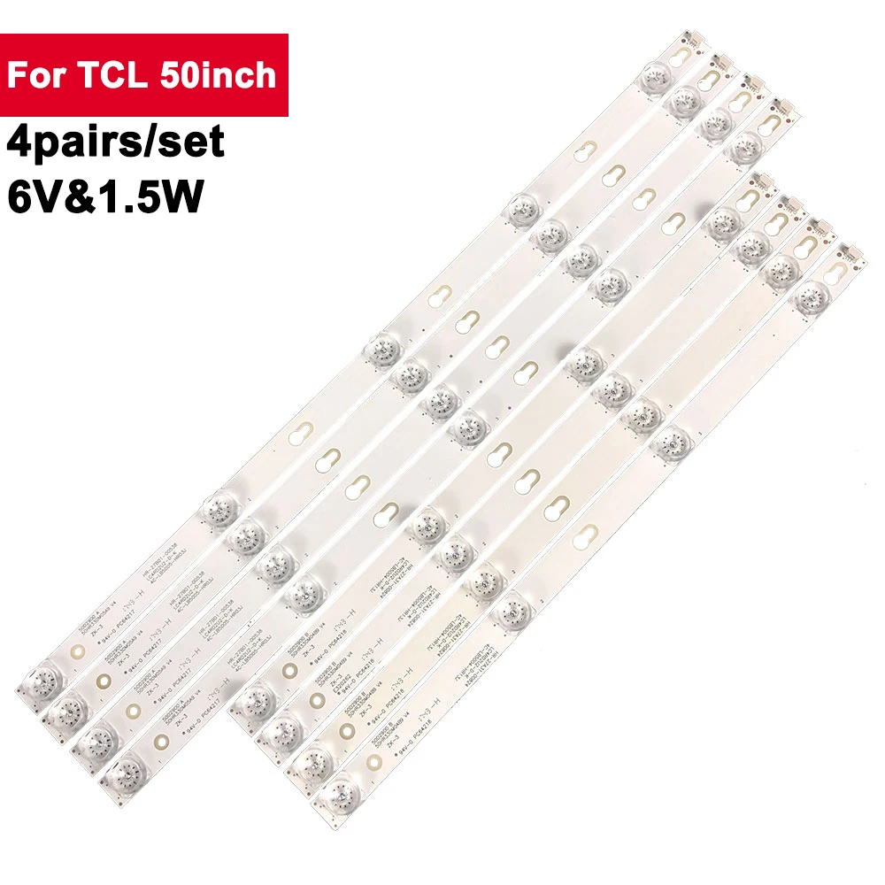 

6V 1.5W TV LED Backlight For TCL 50HR 50HR330M04A9 V4/4C-LB5004-HR13J Light Strip LED Bar Backlight TV D50A710 D50A730 D50A810