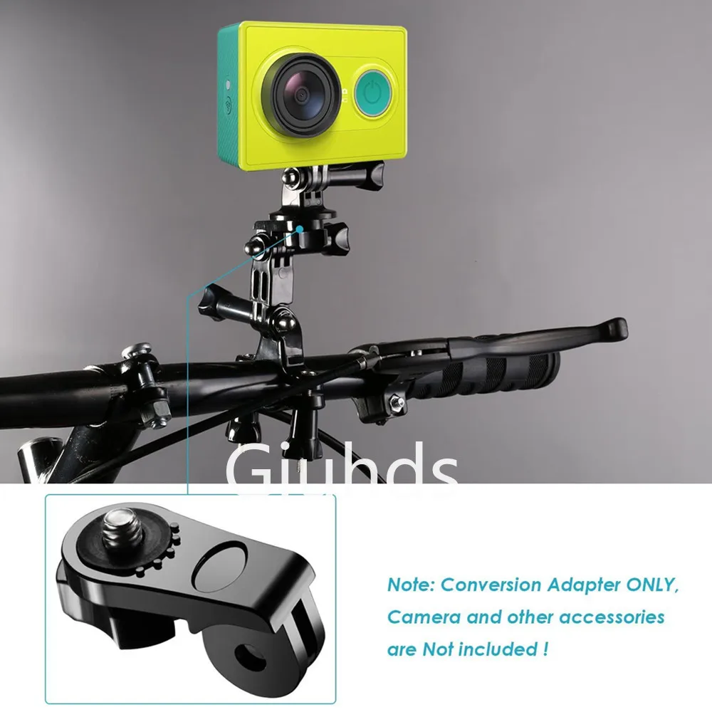 Universal Conversion Adapter 1/4 Inch Mini Tripod Screw Mount for GoPro Xiaomi Yi Eken Sjcam DJI Action Cameras  Accessories
