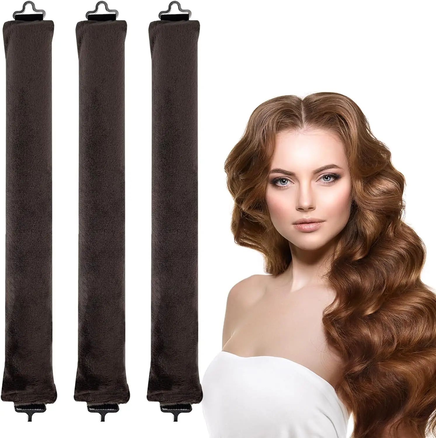 Heatless Curling Rod Headband Soft Hair Curlers No Heat Hair Rollers Lazy Silk Curls Sleeping Headband Ties Hair Styling Tools