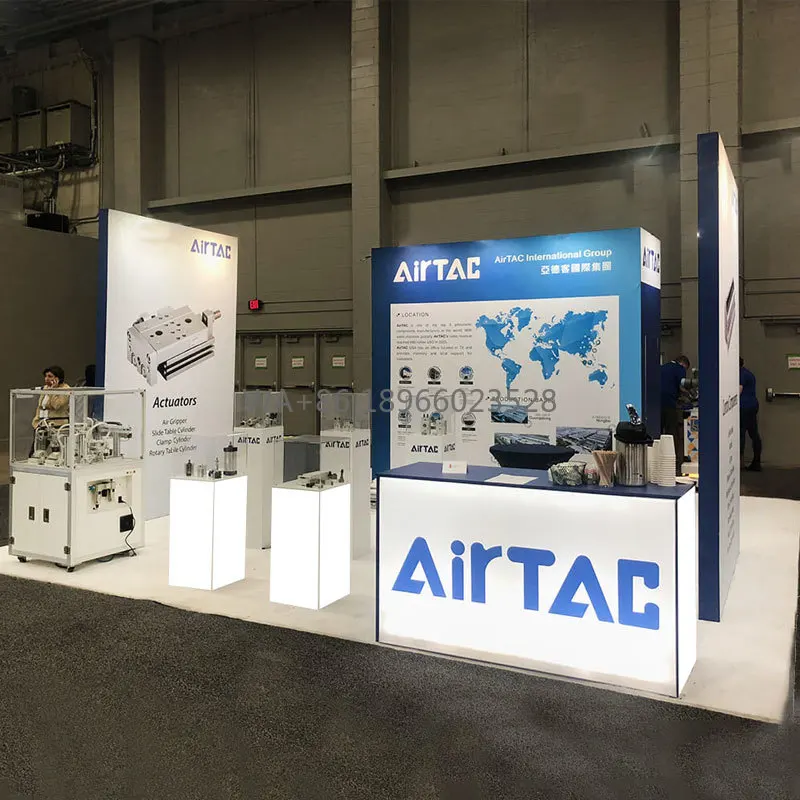 20x20 Foot Custom Backlit Modular Exhibition Booth Tradeshow Booth Display Expo Display Event Booth Fair Stand