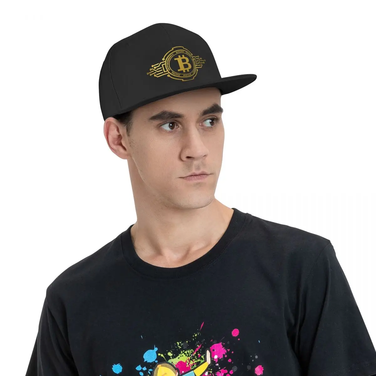 Bitcoin Crypto Currency Traders Gold Coin Baseball Cap Panama Hat Bucket Hat Pennywise Beanies dla mężczyzn