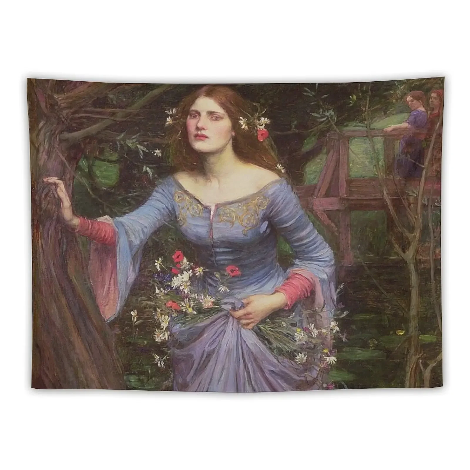 Ophelia - John William Waterhouse - 1910 Tapestry Bedroom Decoration Home Decor Accessories Aesthetic Room Decor Tapestry