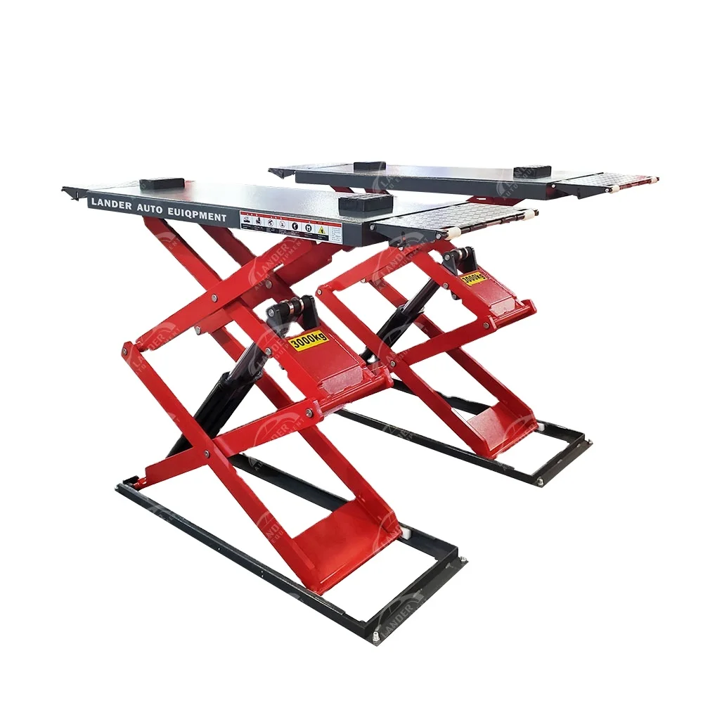 

CE 3000kgs/6600lbs On Ground Type Full Rise Scissor Lift