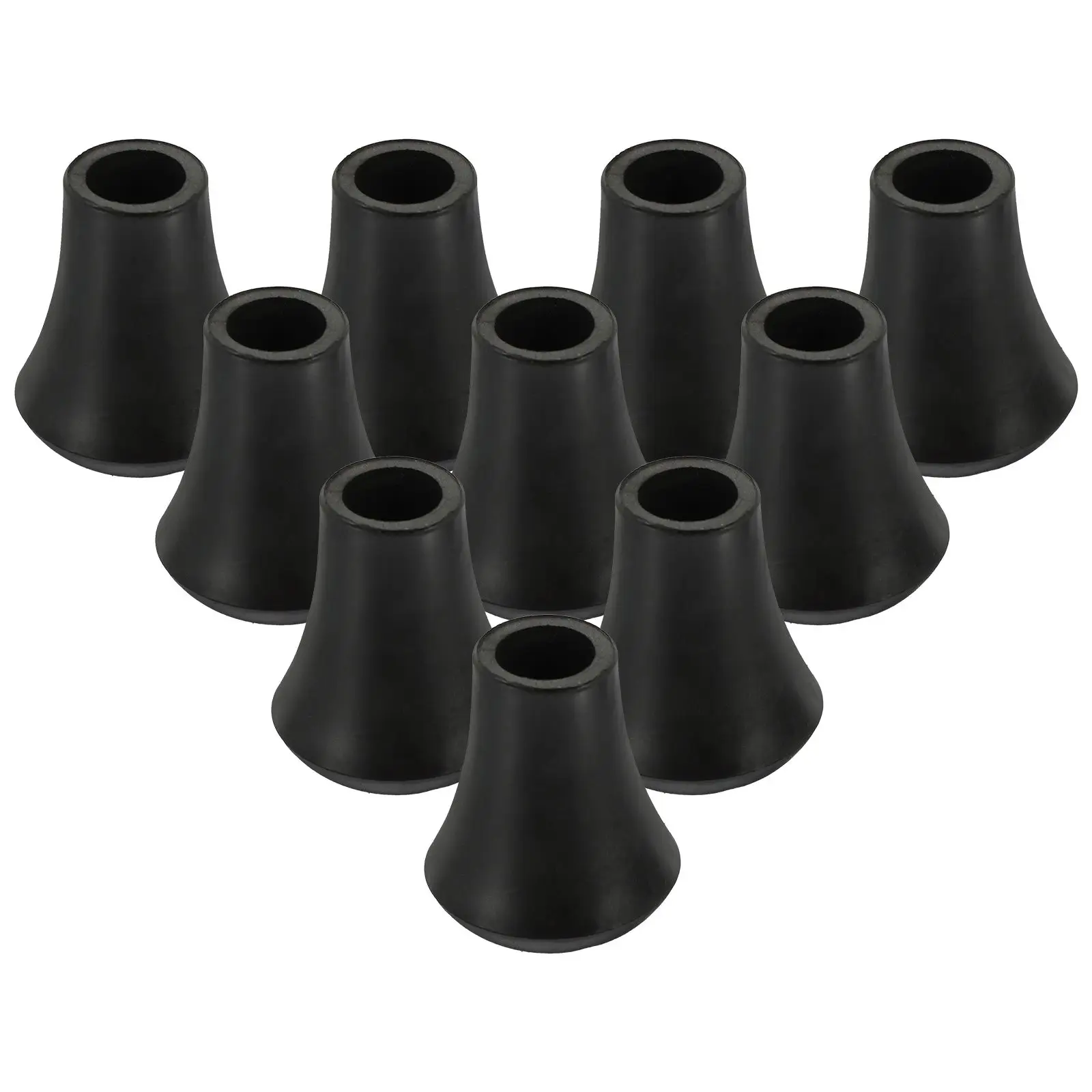 

10 Pcs Drum Feet Protectors Rubber Replacement Black Practice Stand Floor Mats Kit Pads Stabilizers Durability Stability Easy