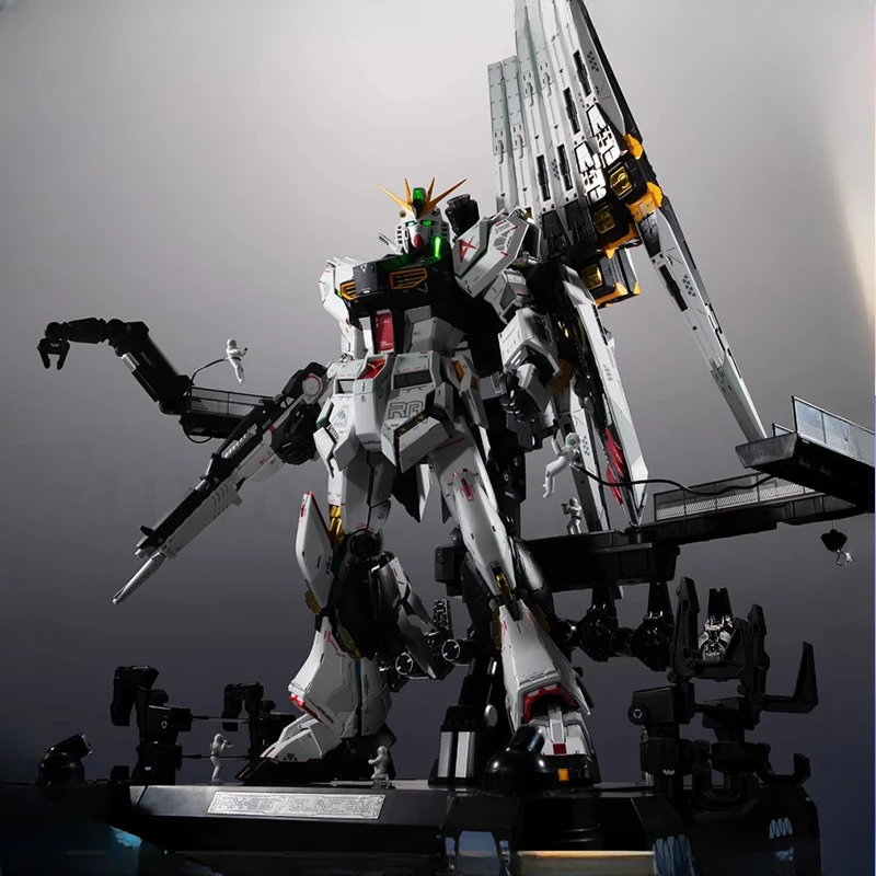 Bandai Metal Structure Mobile Suit Gundam Uc Anime Figure Rx-93 Nu Gundam Action Figure Fin Funnel Decoration Birthday Gift