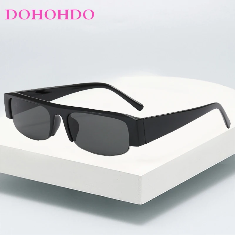 

Luxury Designer Sun Glasses Women Men Half Frame Vintage Small Rectangle Outdoor Sunglasses Fishing Driving Shades UV400 Óculos