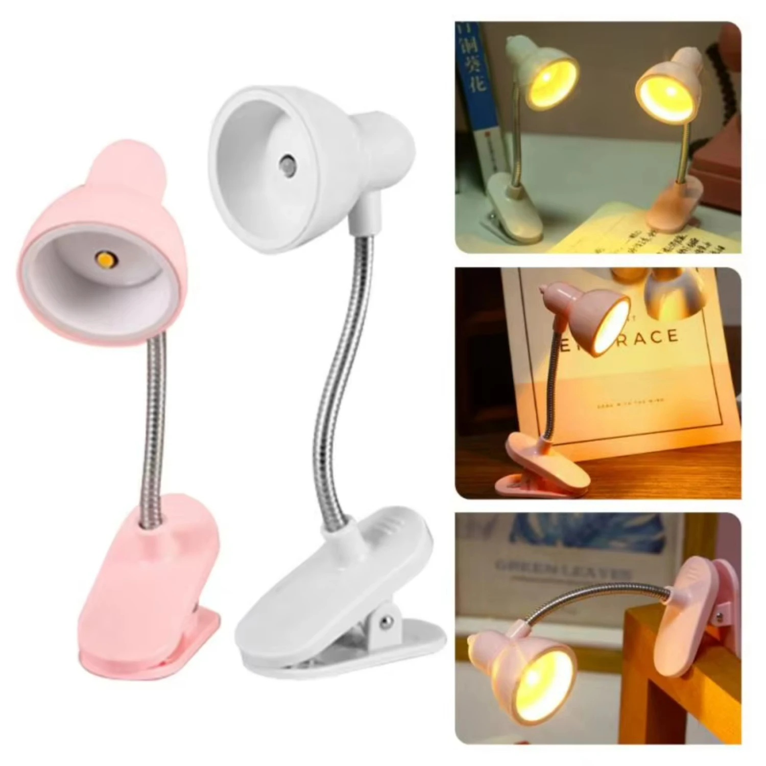 Mini Book Light  Clamp Reading Lamp Night Lights Books To Read Bookmark Desk Decoration Bedroom Writing Stand Notebook Small