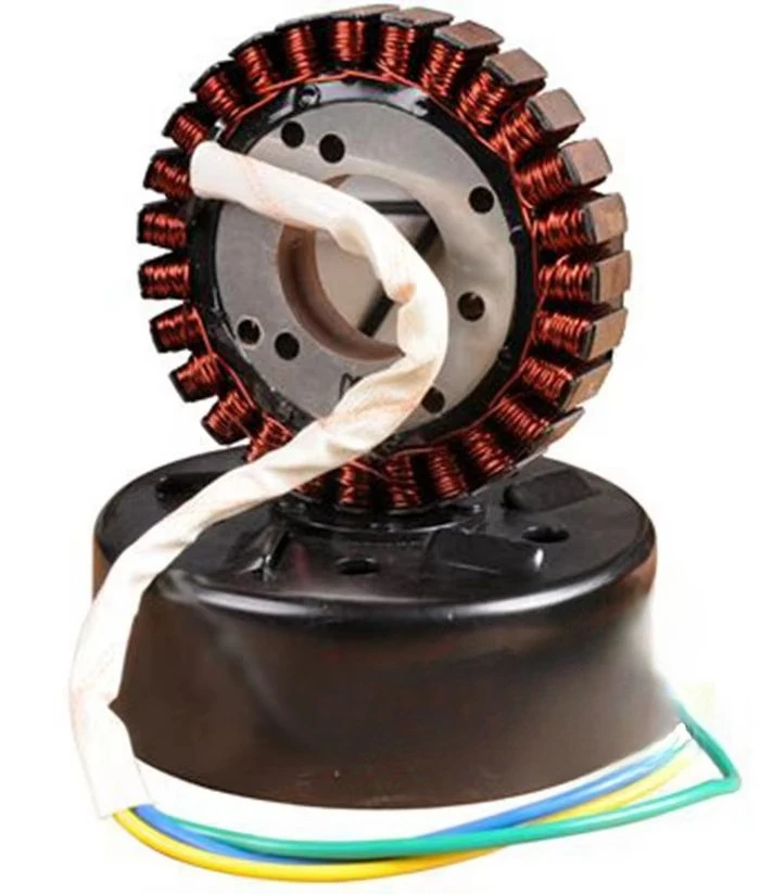 27 Pole Built-in 5KW EV Range Extender Generator Stator Coil 48V-72V For Electric Car