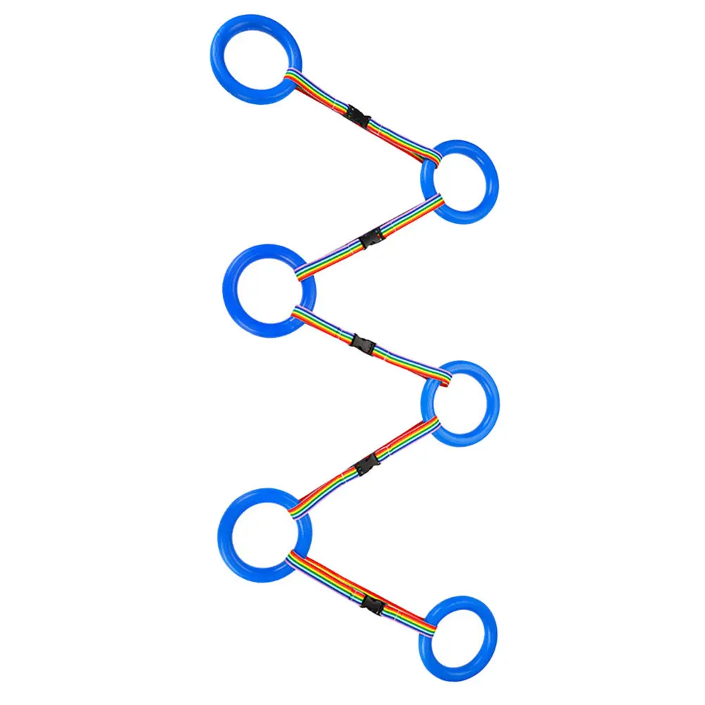 6pcs Anti-Lost Walking Rope Ring 10.00X10.00X1.00Cm Safety Rope For Kids Outdoor Preschool Daycare Children Leash Toddler