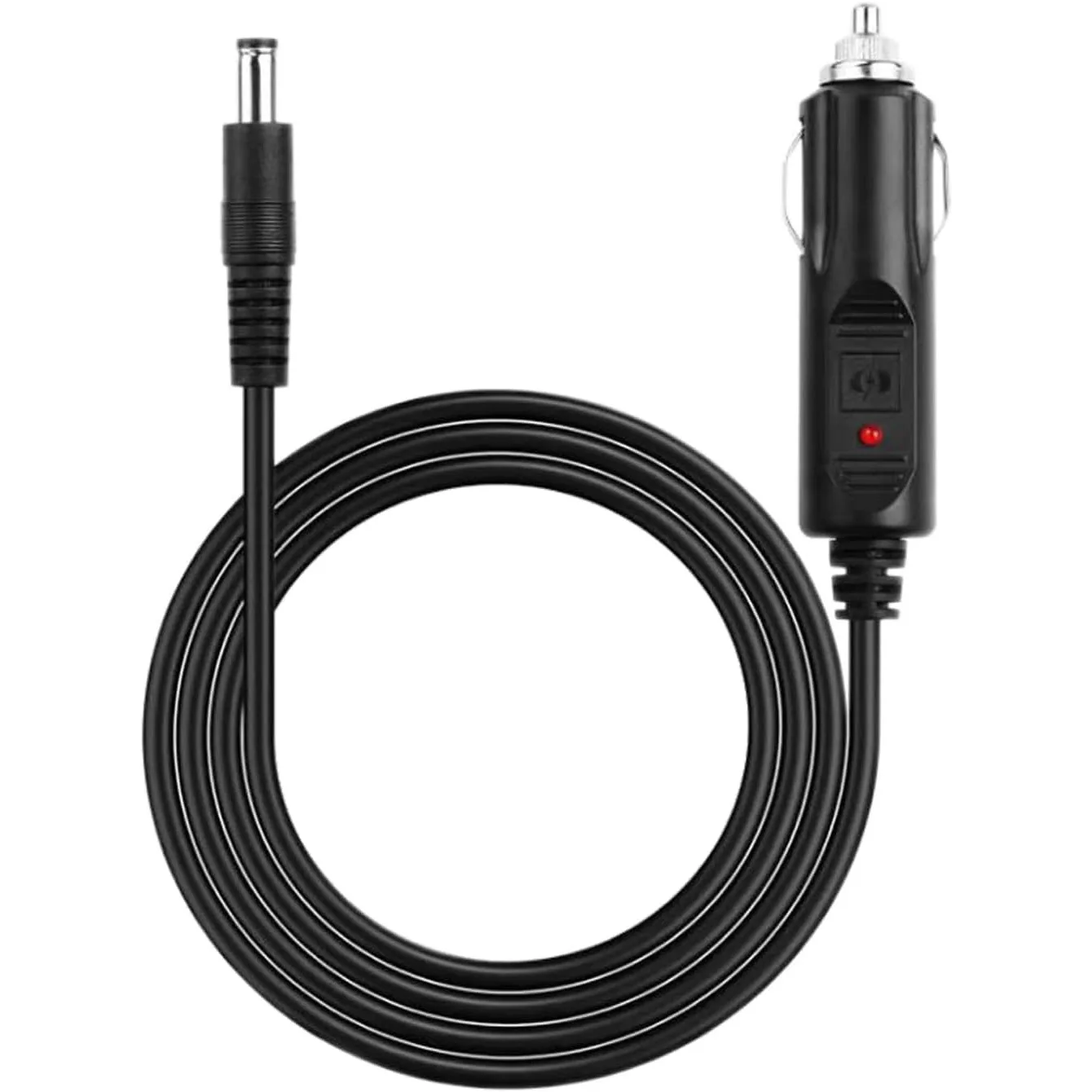 1.5M 12V DC 18AWG Car Cigarette Lighter Extension Cable 5.5x2.1mm Power Adapter Cord for Camera CCTV Refrigerator Devices