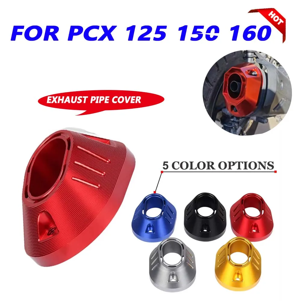 For Honda PCX160 PCX125  PCX 125 PCX 160 2021 - 2023 Motorcycle Accessories Exhaust Tail Pipe Protector Guard Anti-scald Cover