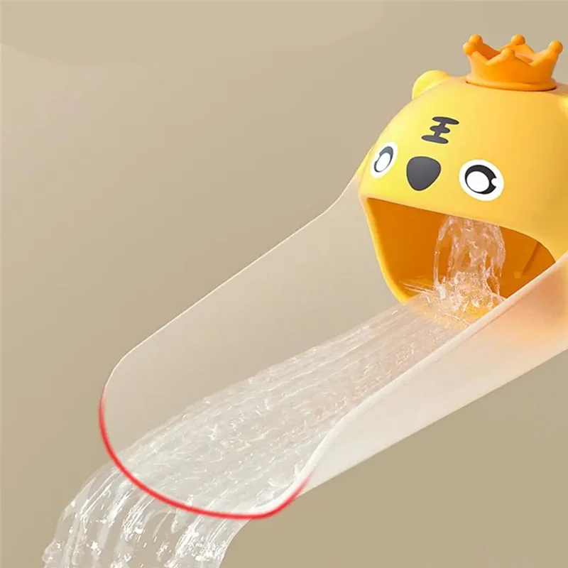 

Cartoon Animals Faucet Extender For Kids Hand Washing In Bathroom Sink Accessories Kitchen Convenient For Baby Washing-AM