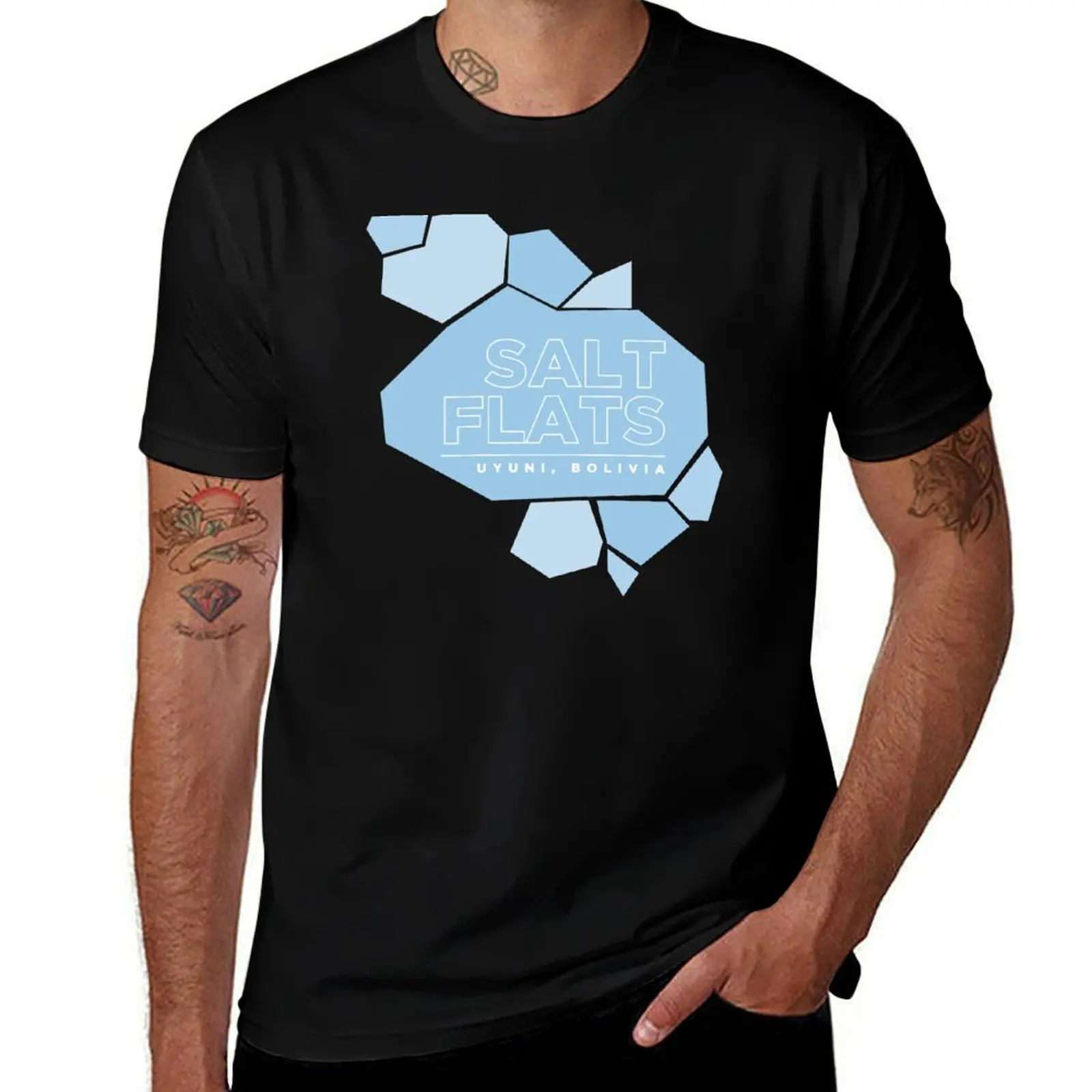 Salt Flats - Uyuni, Bolivia T-Shirt Blouse shirts graphic mens clothing