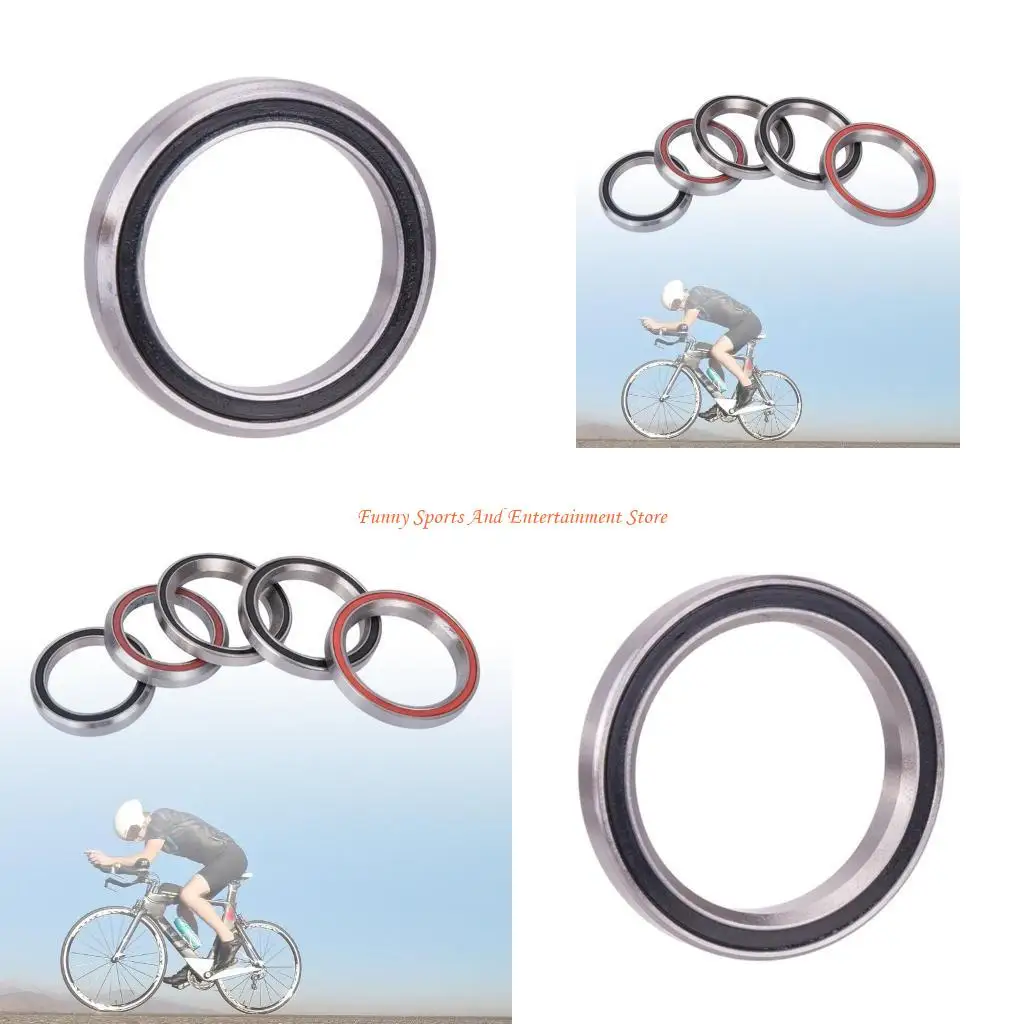 

C4DE Bike Bearing Sealeds Headsets Bearing with Sealing Rubber Rings for Bicycles