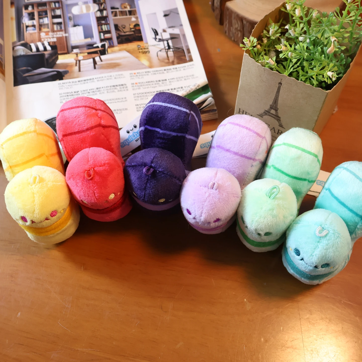 حقيقية Squihable الطاعون طبيب شفاء الحيوان الملونة الحشرات الهزلية ألعاب من نسيج مخملي هدية عيد الميلاد