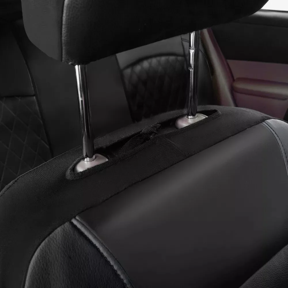 4 Pack Car Seat Cover PU Leather Full Surround Seat Protector Universal Four Seasons Waterproof Car Seat Protector Accessories