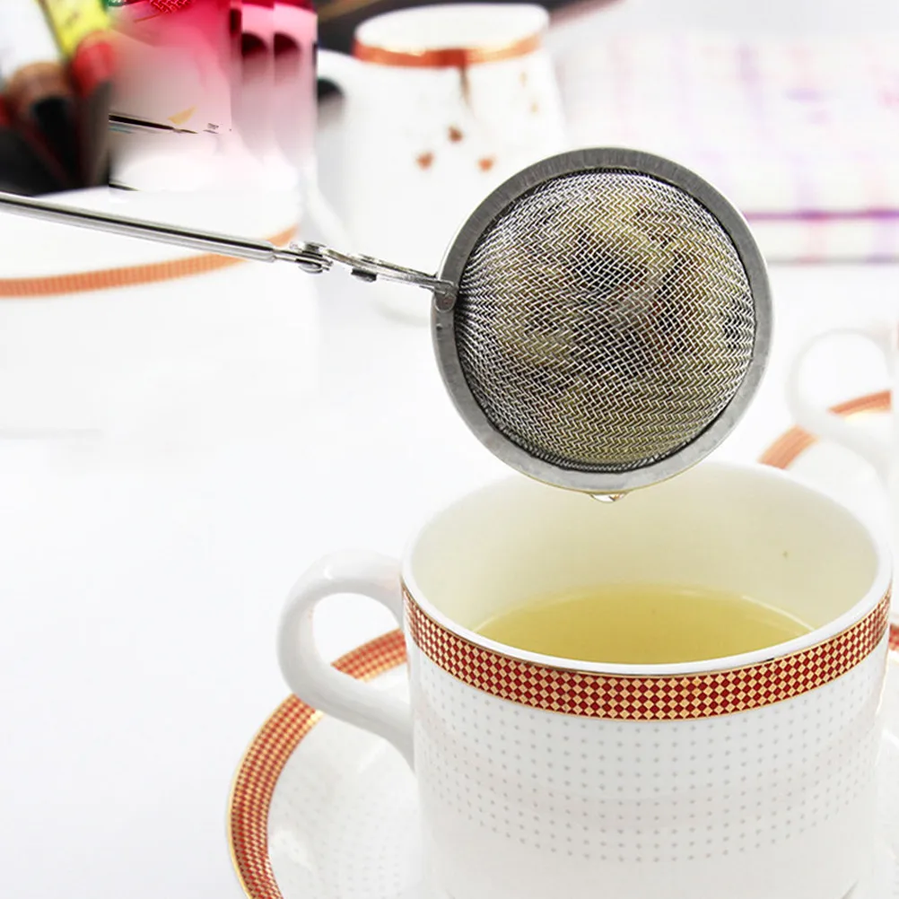 

10Pcs Heat Resistant Tea Strainer Stainless Steel Fine Mesh Filter Reusable Tea Infuser for Loose Leaf Brewing