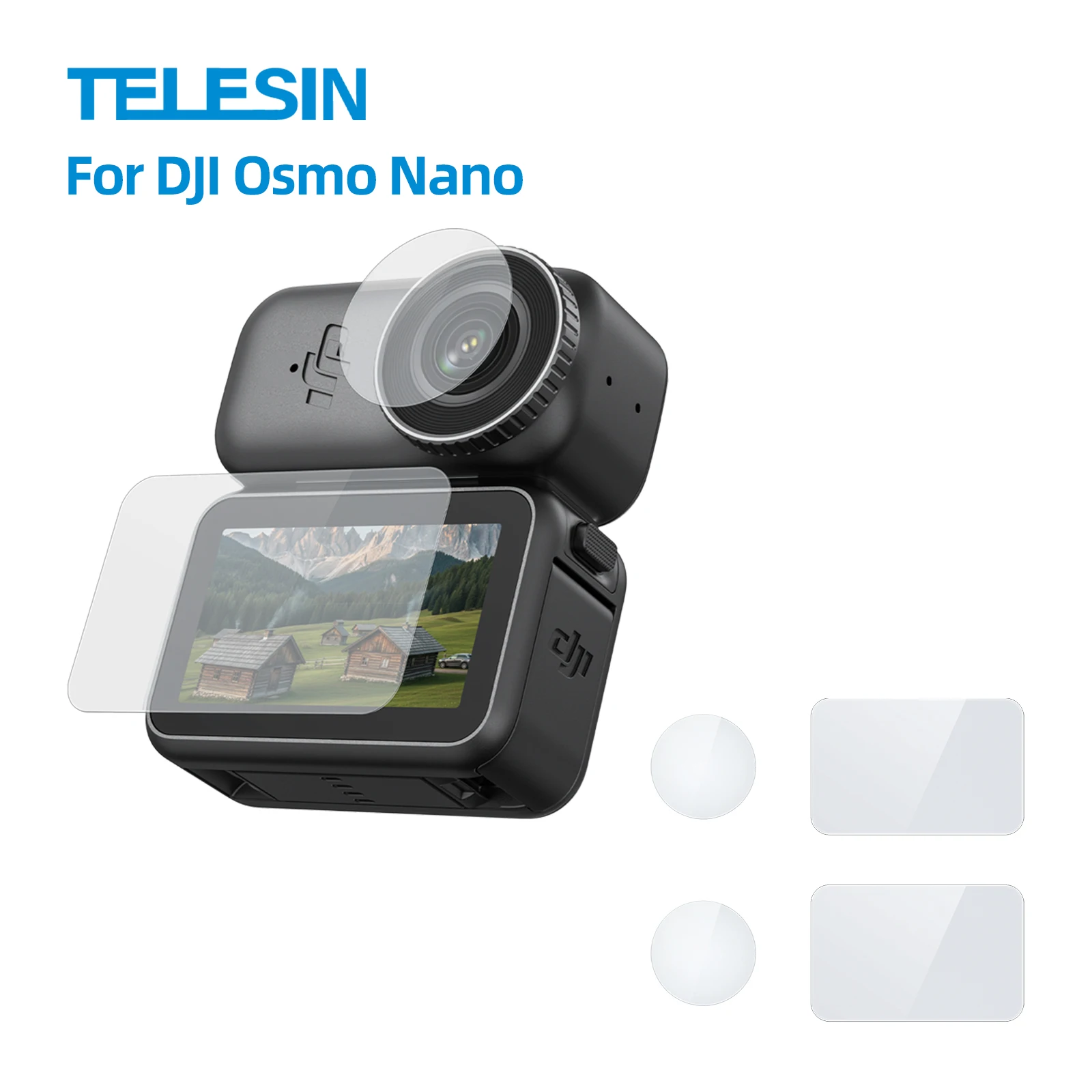 

TELESIN HD Tempered Glass Screen Protector for DJI OSMO Nano Anti-scratch Screen Protective Glass Film for Osmo Nano Accessories