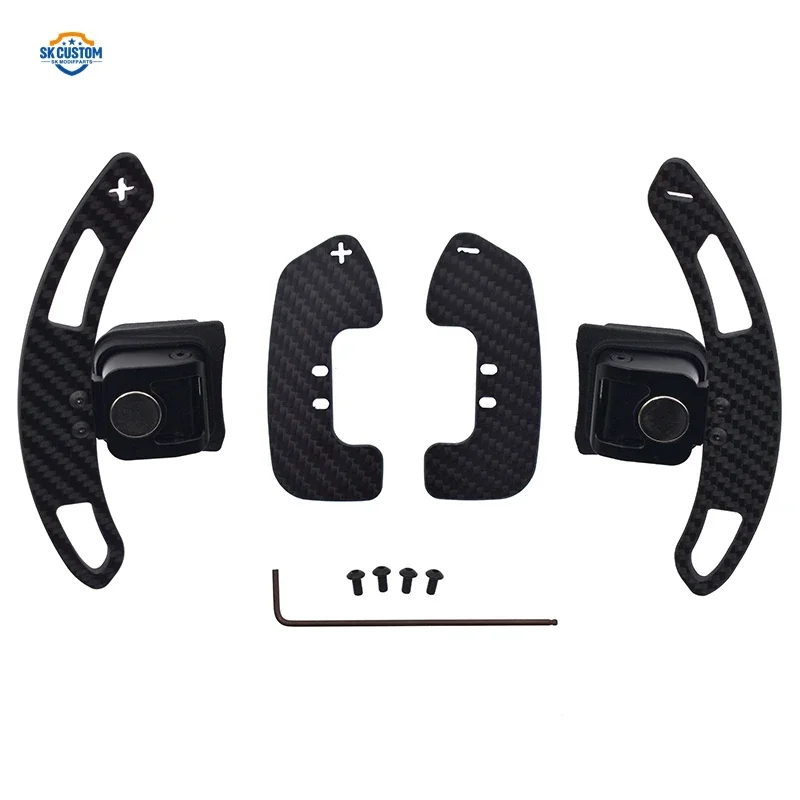 

New Magnetic Carbon Fiber Paddle Shifter for TTRS R8 Steering Wheel Shift Paddles