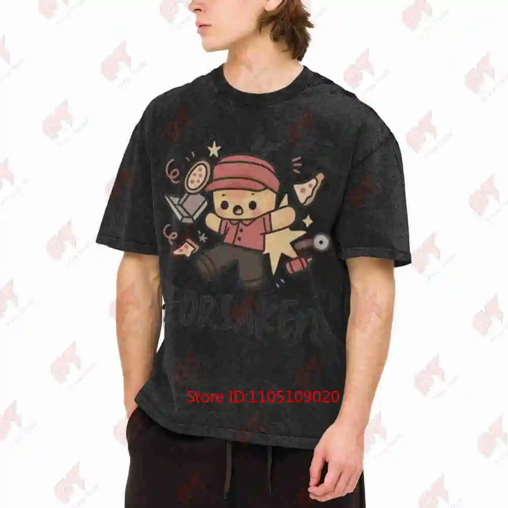 Forsaken Elliot C00Lkid Shedletsky From Software Vintage Washed Tee Pure Cotton T-Shirt