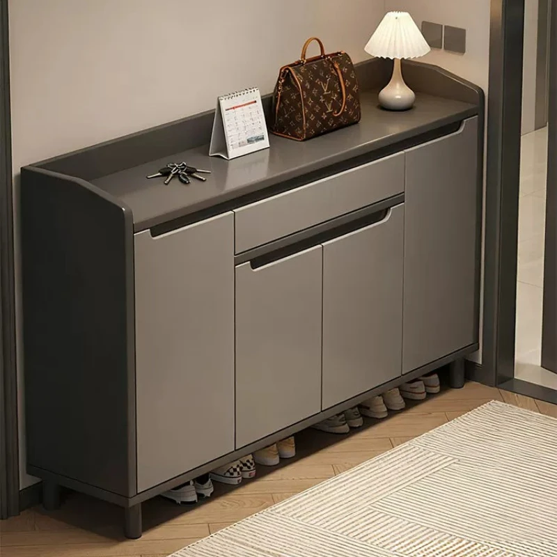 Nordic Modern Large Capacity Shelving Shoe Cabinet Hallway Module Space Saving Shoe Cabinet Luxury Meubles De Maison Furniture