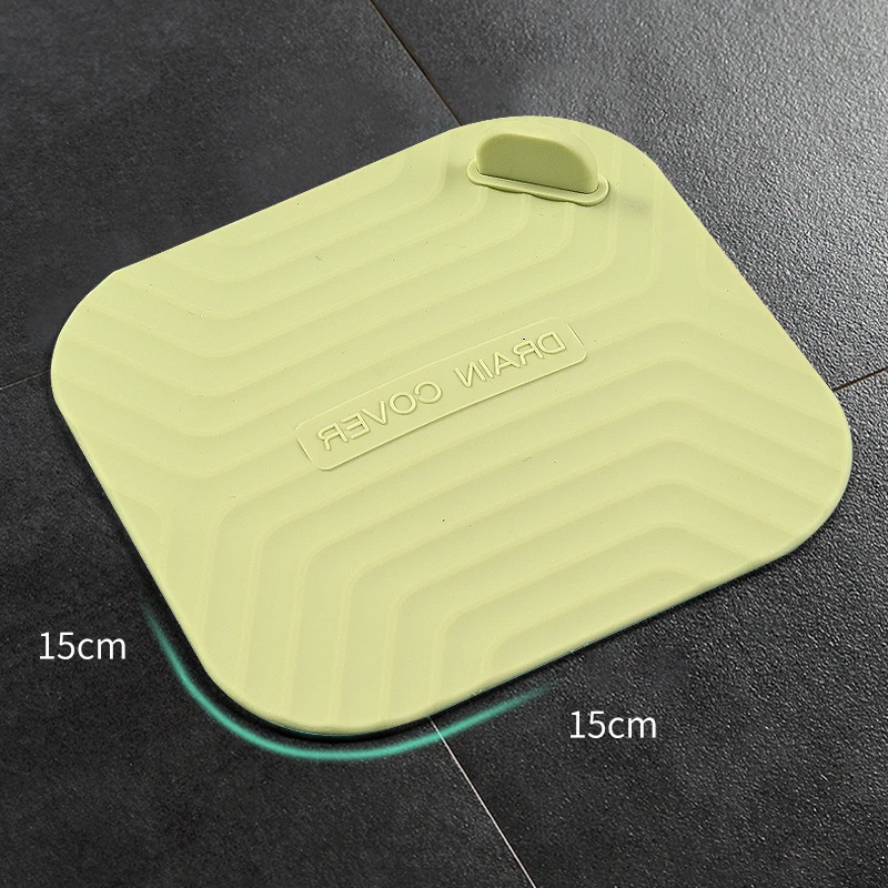 New Silicone Floor Drain Deodorant Pad Kitchen Sink Strainer Toilet Pad Bathroom Anti Odor Sewer Deodorant Cover Water Stoppe