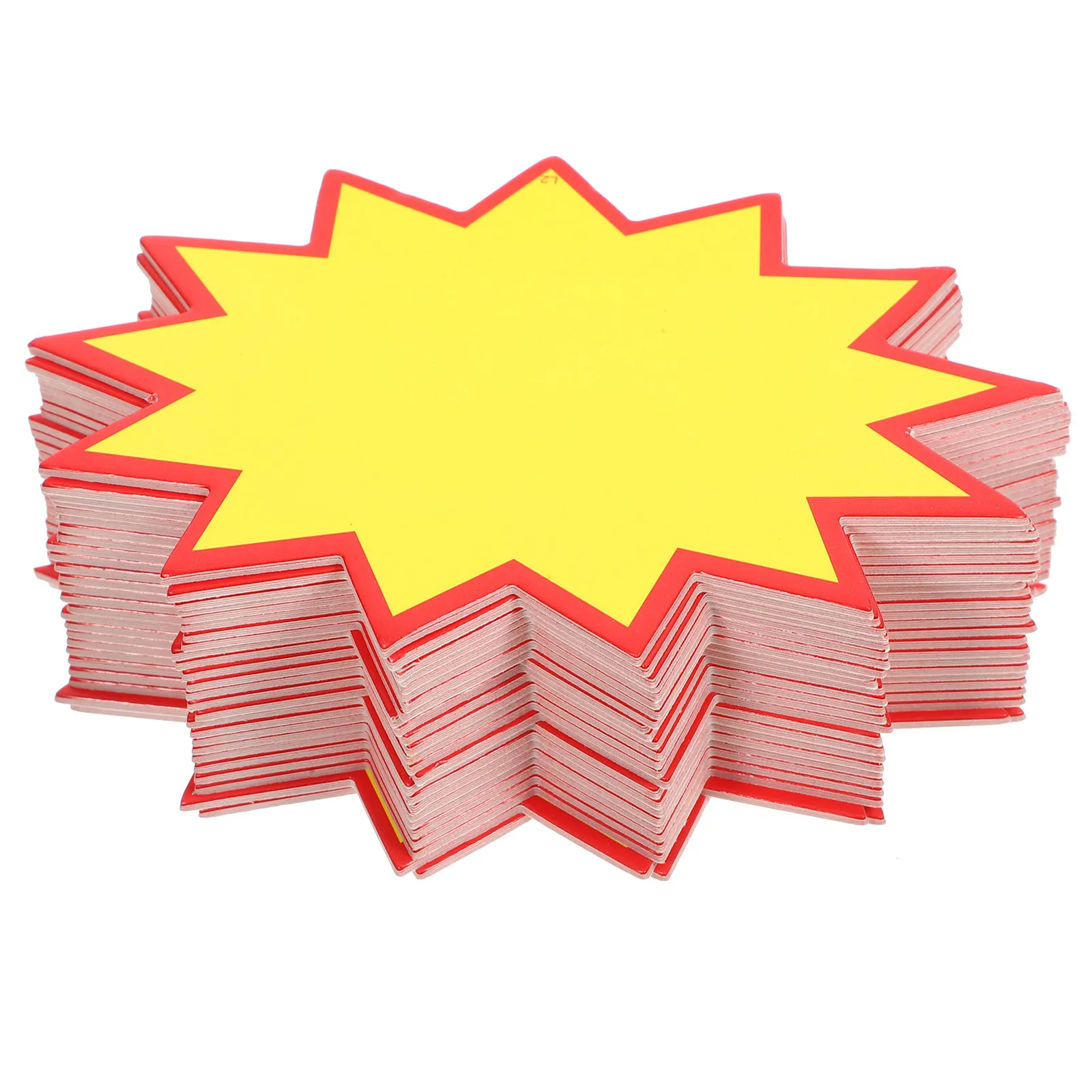 200Pcs Retail Display Sales Tags Supermarket Price Display Tags Blank Price Labels for Clothing Fruit Vegetable