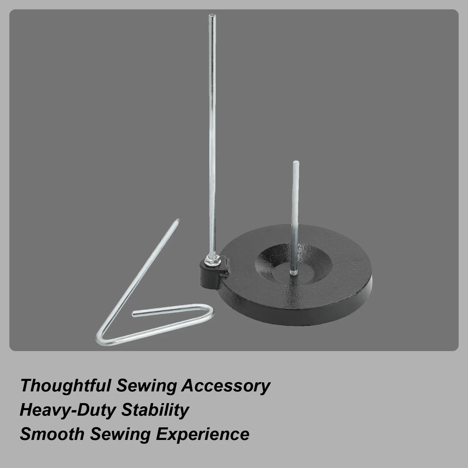 Thread Stand Spool Holder All-Metal Heavy Duty Thread Spool Holder For Embroidery For Quilting Embroidery Enthusiasts