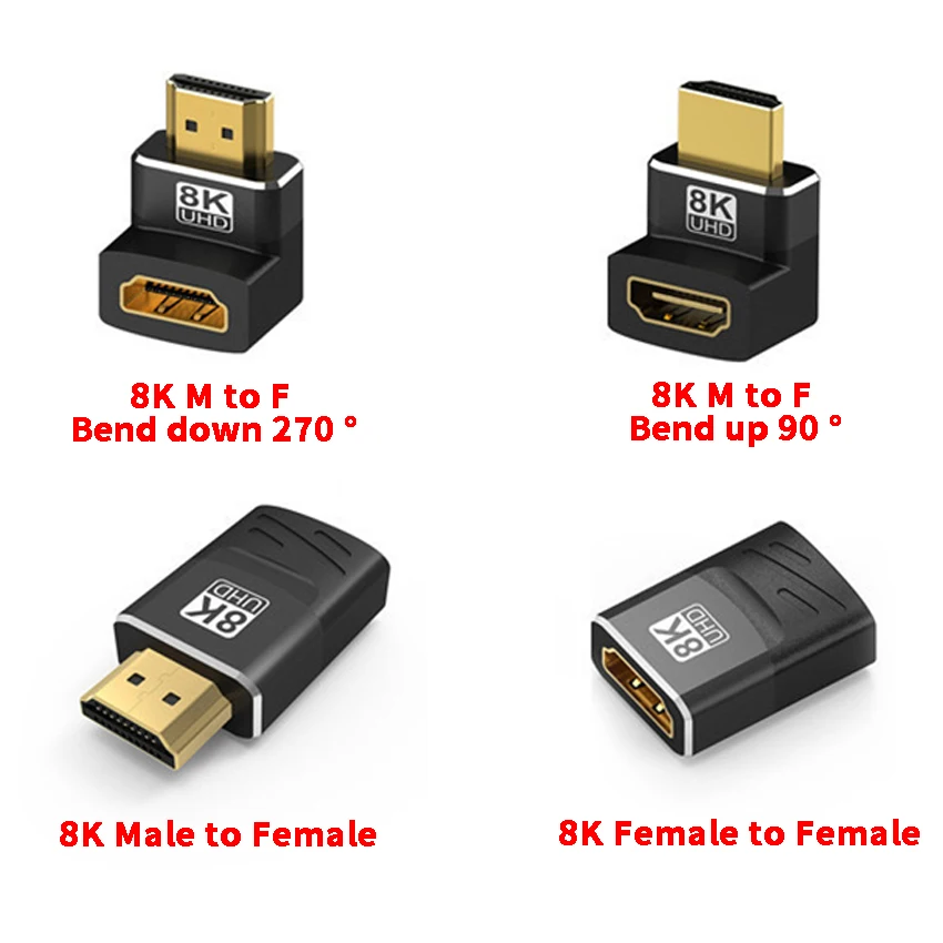 

HDMI 8K Female To Female Connector HDMI Expansion Adapter HD Interface Converter Male to Female Laptop to Monitor Projector