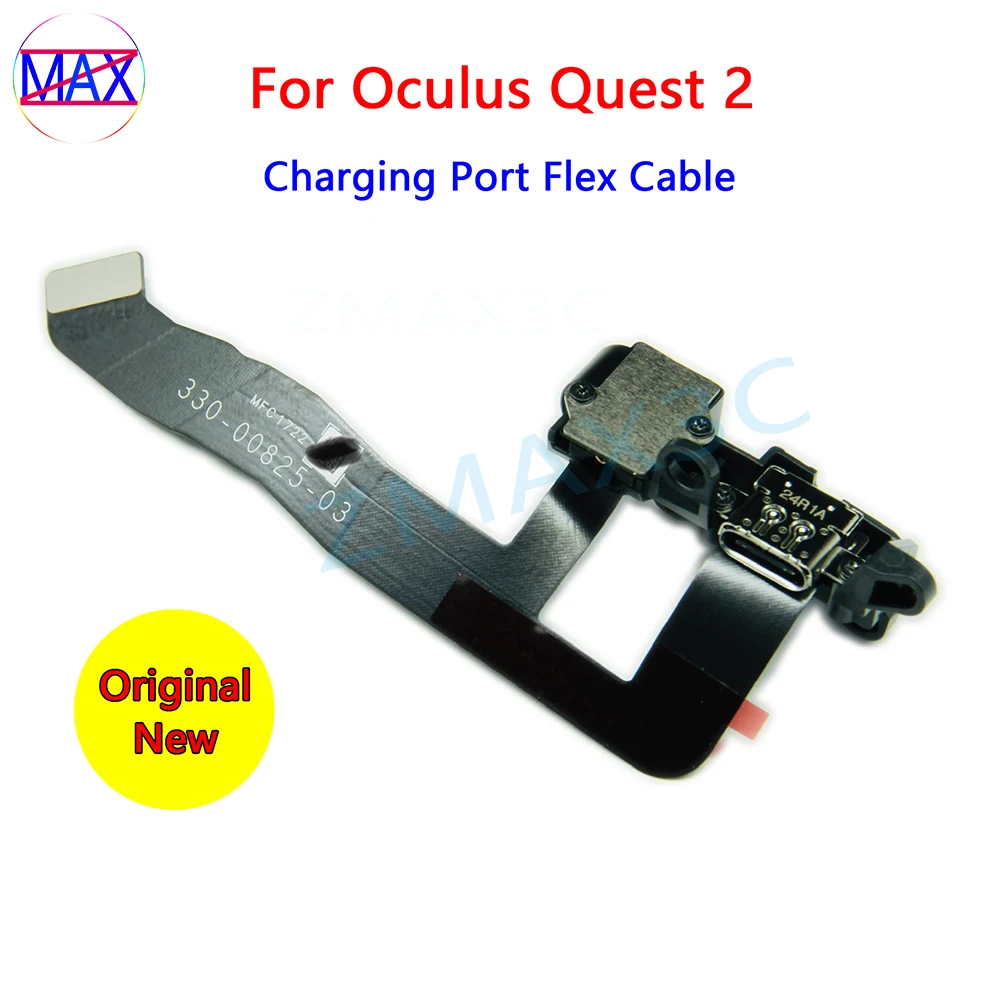 

Original New Charging Port Flex Cable For Meta Oculus Quest 2 VR Headset Type-C Power Port Audio Jack Replacement Part Accessory