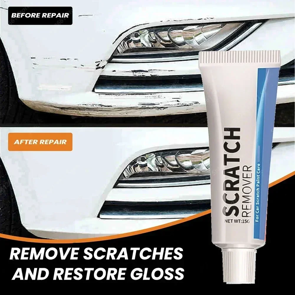 

Car Scratch Remover Polishing Paste With Sponge Car Body Paint Care Remove Scratch Repair Broken Paint Smooth Car Body