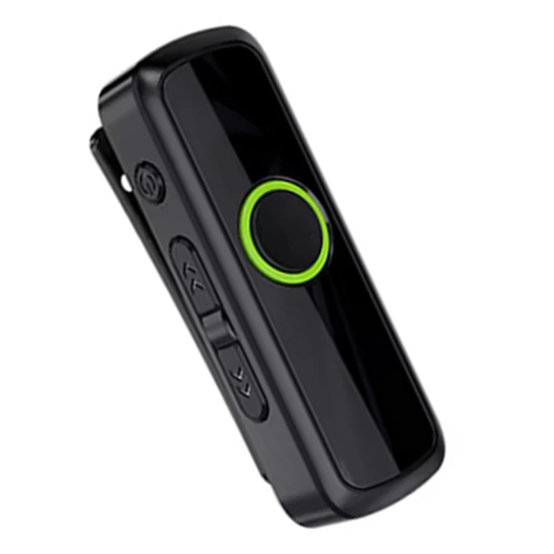 ELECT-Wireless Mini Walkie Talkie Ear Mounted Small And Compact Bluetooth Collar Clip Intercom