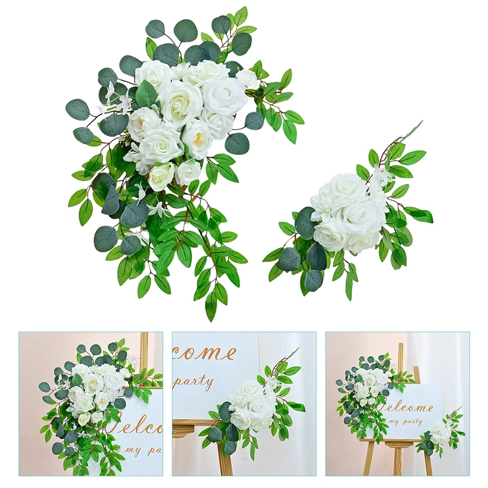 

1 Set Fake Artificial Flower Swag Arch Decoration for Wedding Reception Bridal Shower Wedding Arch Flowers Ceremony Decor