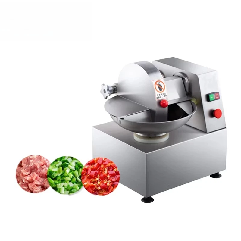 

High-quality automatic multi-functional commercial stainless steel meat bowl cutting machine