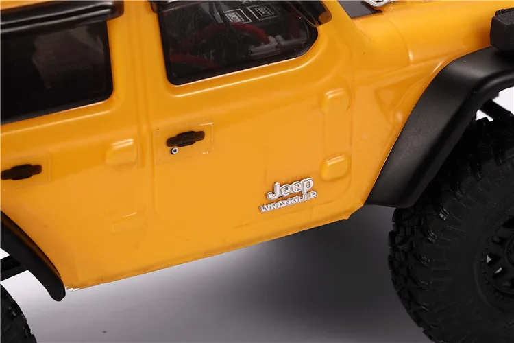 Ajrc 1/24 Crawler Climbing Vehicle Axial Scx24 Wrangler Jeep Metal Characters Scx24 Metal Badge