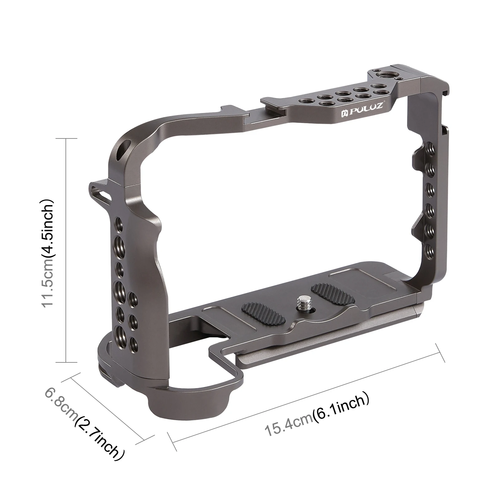 PULUZ Video Camera Cage Stabilizer for Canon EOS R5 / R5C / EOS R6 / R6 II, without Handle