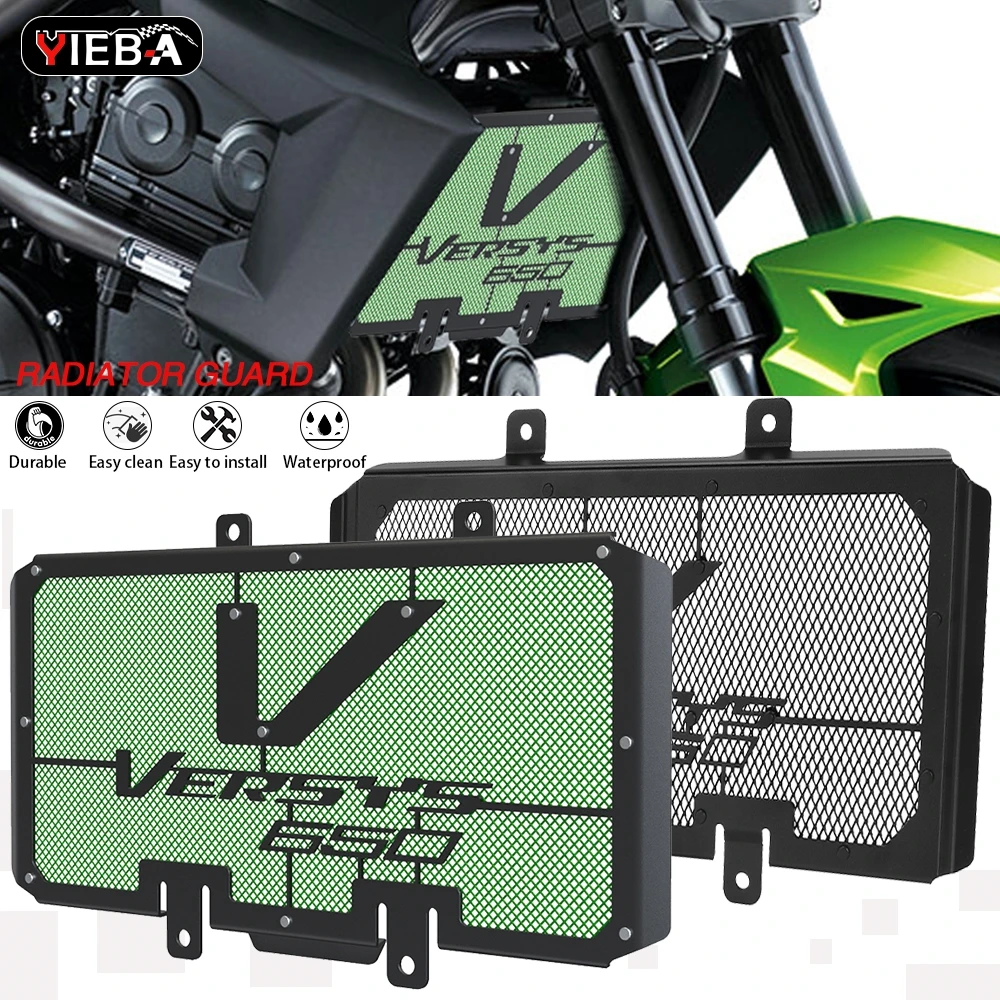 

For Kawasaki Versys 650 VERSYS 2010 2011 2012 2013 2014 Versys650 Motorcycle Accessories Radiator Guard Grille Protection Cover