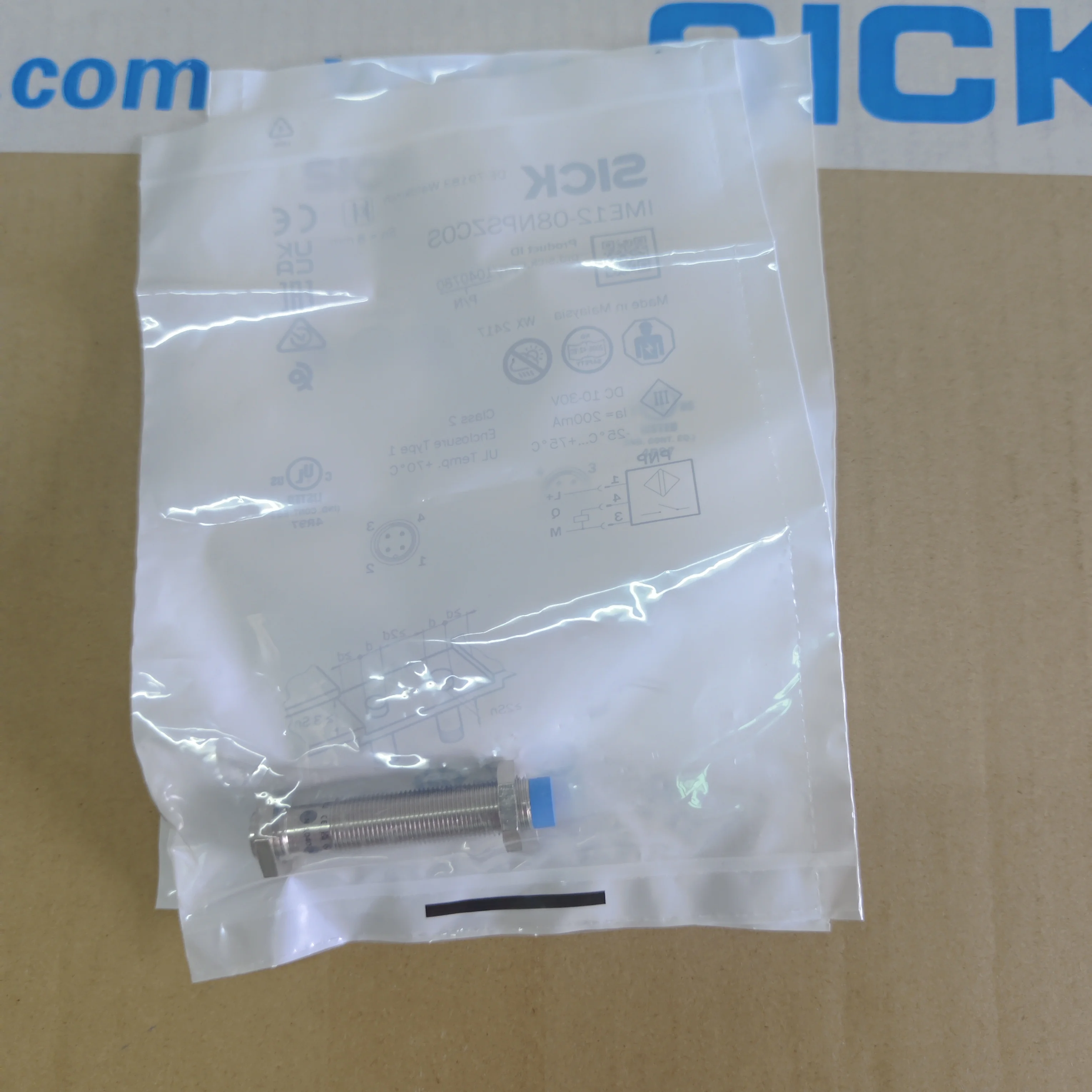 مفتاح القرب المريض IME12-08NPSZC0S رقم الطلب 1040780   مستشعر القرب الاستقرائي جديد أصلي أصلي