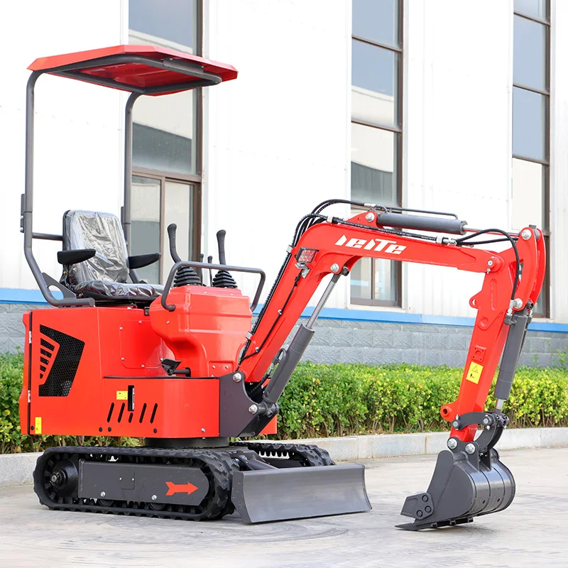 China Directly sell 1 ton Mini Crawler Digger 1000 kg Small Excavators Chinese Manufacturer Mini Excavator Customized Price