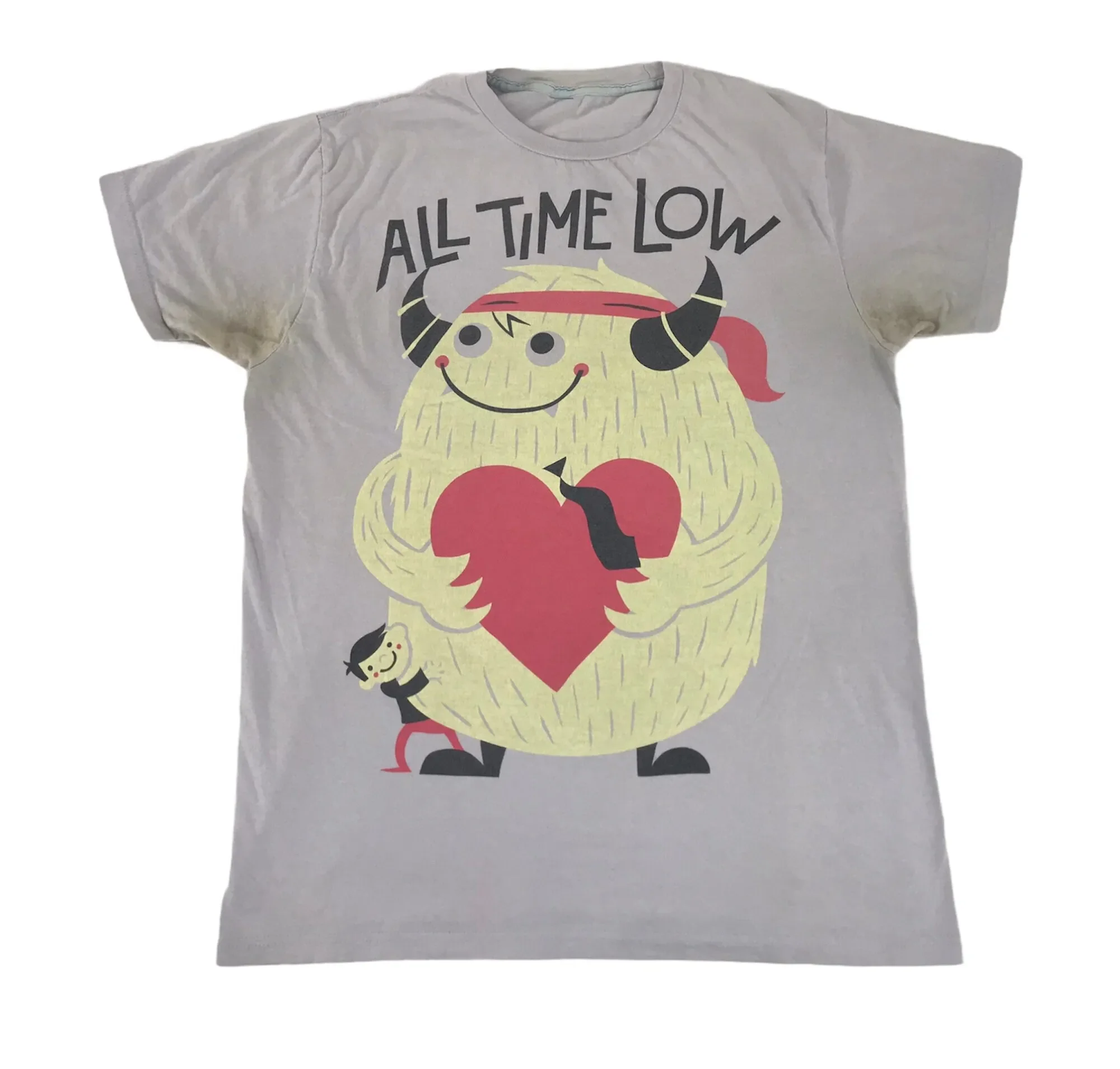 Футболка с логотипом американской рок-группы All Time Low Monster