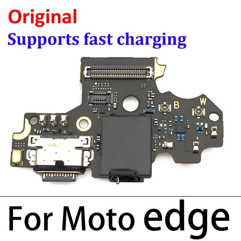 For Motorola Moto Edge 20 30 Fusion S30 Pro Lite USB Charging Port Mic Microphone Dock Connector Board Flex Cable