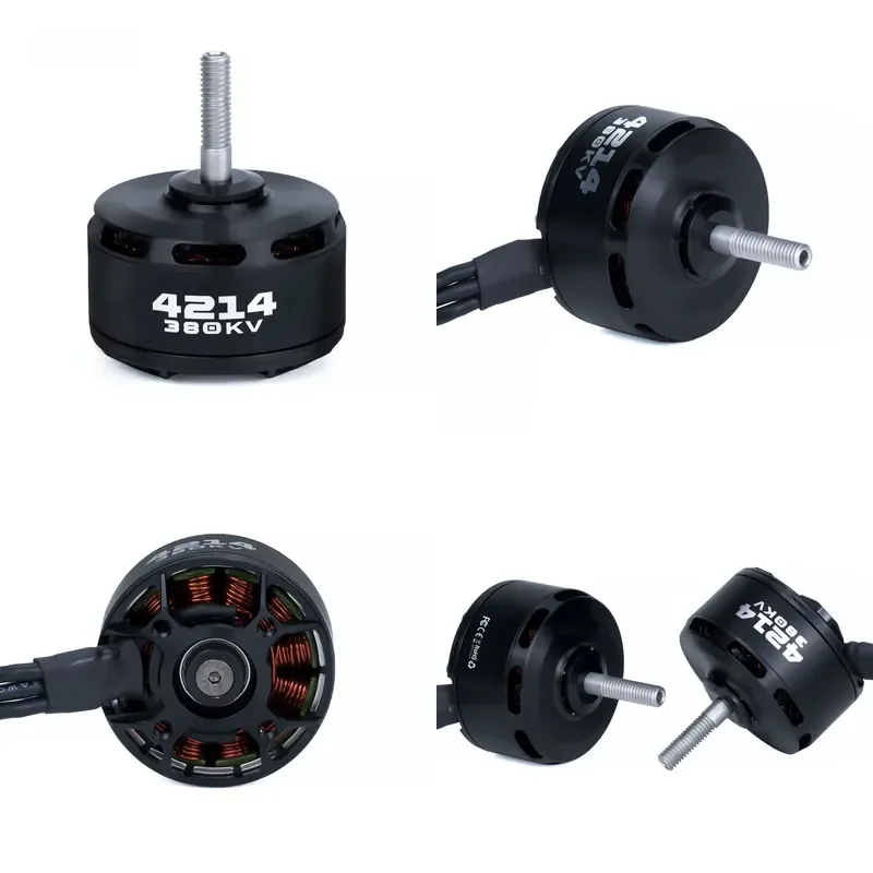 4214 380KV brushless plastic motor, high torque with stable power, suitable for heavy-duty loads, long-endurance