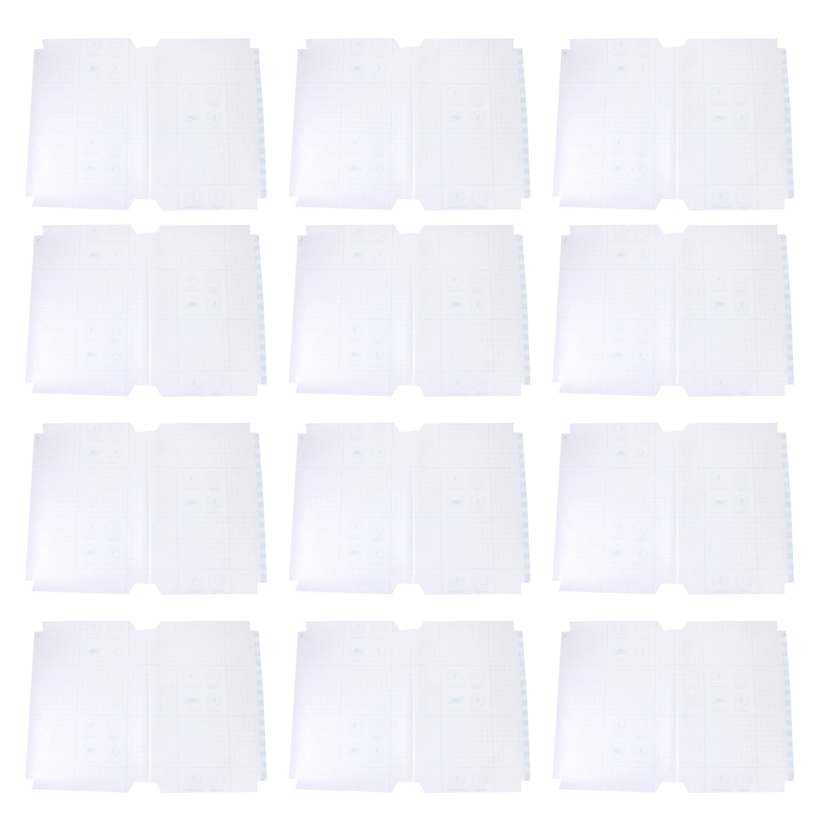 

30 Pcs Waterproof Book Cover Clear Design Protector Transparent Pp Plastic Covers