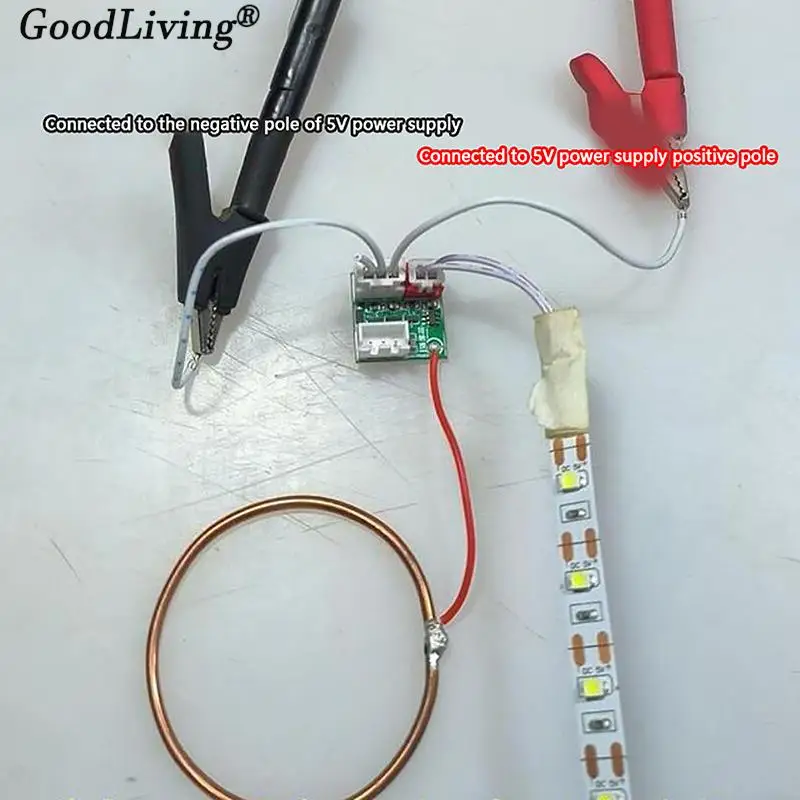 Inovador Rio Tabela Toque Indução Switch Módulo Kit, Separação de Ar, Celular Bobina, Faixa de Luz, 5V, 1 Set