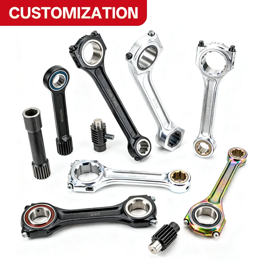Custom CNC Machining Services Engine Connecting Rods Crankshafts Connecting Rod Journal Crank Pins Component Manufacturing Per